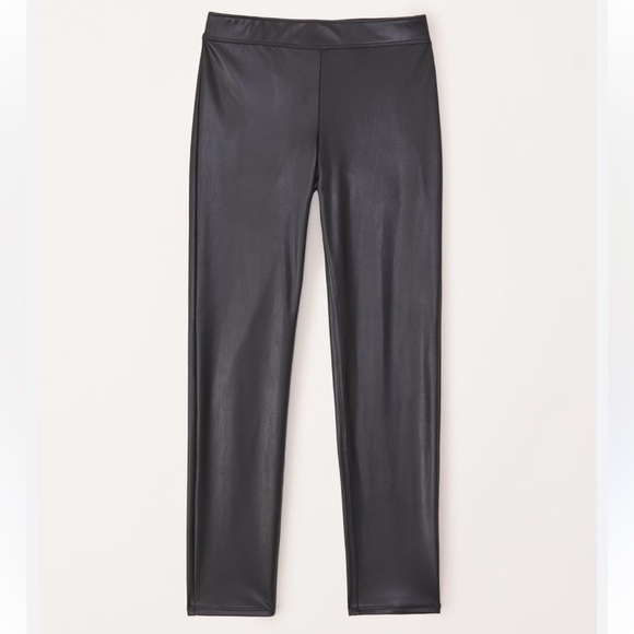 NWT | Abercrombie & Fitch faux leather leggings small - Picture 1 of 6
